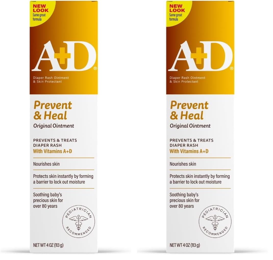 A+D Original Ointment, 4 Ounce (Pack of 2)
