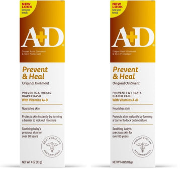 A+D Original Ointment, 4 Ounce (Pack of 2)