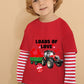 Kids Tshirts For Boys Valentines Tractor Cotton Long Sleeve Shirt Toddler Loads Of Love Hearts Clothes Top Tee 3T