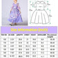 Sz-Tonda Girls Halloween Dress Costume - Kids Princess Party Cosplay Clothes Summer Dress Outfit