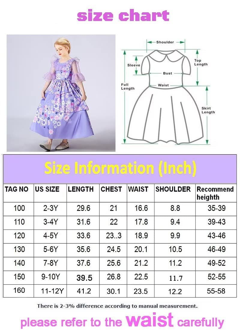 Sz-Tonda Girls Halloween Dress Costume - Kids Princess Party Cosplay Clothes Summer Dress Outfit