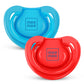 Mee Mee Baby Pacifier Ultra Light Soft Silicone Nipple| Bpa Free | Oral Stimulatory | Teether | Pack Of 2 | 06 Months + Kids (B