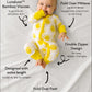 Little Sleepies Zippy Baby & Toddler Pajamas - Bamboo Viscose Sleeper For Boys And Girls, Newborn Sleeper W/ 2-Way Zipper W/Mitt