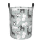 Pevtufa African Animals Foldable Laundry Basket Organizer,Fabric Clothes Toy Storage Basket Nursery Hamper Storage Bin For House