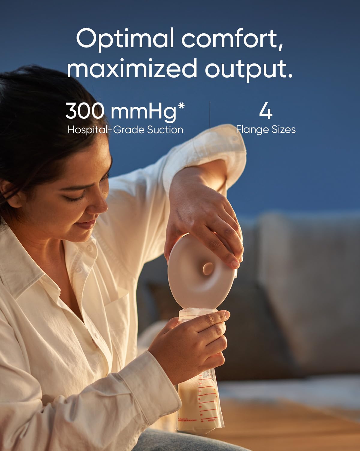 Eufy Wearable Breast Pump S1 Pro, Electric Hands-Free Breast Pump With Heating Technology, Portable Charging Case, App-Controlle