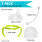 Botabee Soft Spout Transition Sippy Cup Kit For Comotomo Baby Bottles | Conversion Kit Fits 5 And 8 Ounce Bottle | Sippy Cup Bab