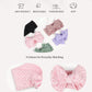 Zurlefy Stretchy Baby Girl Headbands Bows, Infant Headband Bows For Baby Bonnet Newborn Head Wraps Toddler Unisex (03H-17)