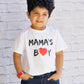 Rrhss Toddler Mama'S Boy Cotton Shirt Baby Valentines Day Tee