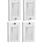 Bates- Magnetic Light Switch Guard, 4 Pack, Clear, Child Proof Light Switch Cover Child Proof