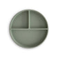 mushie Silicone Suction Plate | BPA-Free Non-Slip Design (Dried Thyme)