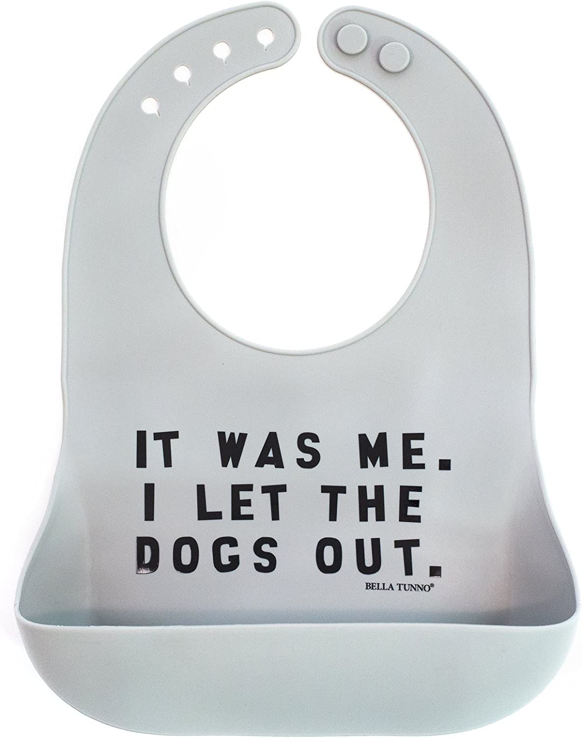 Bella Tunno Wonder Bib - Silicone Baby Bib for Girls & Boys with Adjustable Neck, Non-toxic & BPA Free Soft Silicone Bib, Durabl