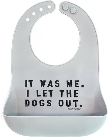 Bella Tunno Wonder Bib - Silicone Baby Bib for Girls & Boys with Adjustable Neck, Non-toxic & BPA Free Soft Silicone Bib, Durabl