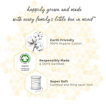 Burts Bees Baby Infant Burp Cloths, 100% Organic Cotton Extra Absorbent Soft Fabric Drool Cloths, 5-Pack Newborn Must-Have Essen