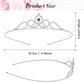 Chuangdi 16 Pcs Bulk Girls Tiara Crown Silver Princess Rhinestone Headband Crystal Wedding Tiara For Kid Women Birthday Party(Lo