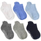 Freshfoot Cute And Colorful Anti Slip No Fall Socks With Grip,Socks For Baby BoyS And Baby GirlS (Pack Of 6Pairs)