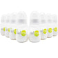 Avima 4 Oz Anti Colic Newborn Baby Bottles, Bpa Free, Standard Neck With Slow Flow Nipples (Set Of 8)