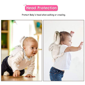 Baby Head Protector & Baby Knee Pads For Crawling,Toddlers Head Safety Pad Adjustable Backpack,Baby Back Protection For Walking