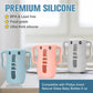 3 Pack Cute Silicone Sleeves With Handles For Avent Natural Glass Baby Bottles - Anti Breakage Holder, Compatible With Philips A