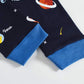 Popshion Boys Planet Pajamas 100% Cotton Pjs Toddler 2 Piece Long Sleeve Sleepwear Kids Clothes Pj Set Space Shirt 7T