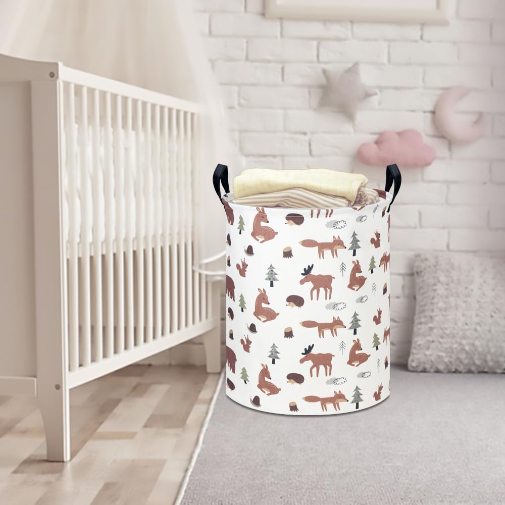 Clocor Kids Laundry Basket,Waterproof Baby Boys Nursery Hamper,Collapsible Fabric Storage Container,Toys Bin,Room Decor,Gift Bas