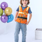 Cosland Toddler Construction Worker Shirt Little Boys Halloween Costume, Orange, 3T