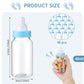 48 Pcs 4.5 Inch Baby Bottle Shower Favor Mini Plastic Candy Bottle Baby Shower Fillable Feeding Candy Box For Party Boy Girl Bir