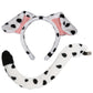 Cheu Dalmatian Ears Headband And Tail For Halloween Play Costume