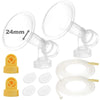 Nenesupply Pump Parts With 24Mm Flanges Compatible With Medela Pump In Style Parts Accessories Breast Pump Not Original Medela P