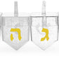The Dreidel Company Hanukkah Fillable Transparent Clear Can Be Filled With Hanukkah Gelt Or Hanukkah Chocolate (4-Pack)