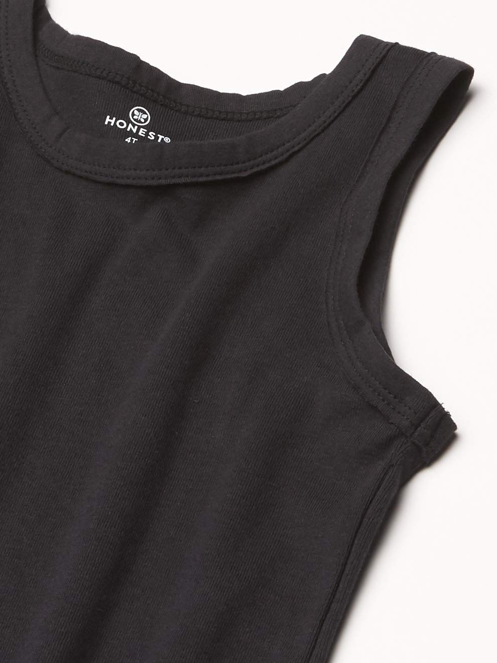 Honestbaby Sleeveless Muscle T-Shirts 100% Organic Cotton For Infant Baby And Toddler Boys, Girls, 5-Pack Gray Ombre, 5T