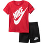 Nike Baby Boys' 2-Piece Shorts Set Outfit - University Red, 24 Months