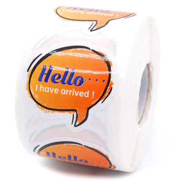 Cute Small Business Stickers,Funny Hello I Have Arrived Small Business Stickers ,Happy Mail Stickers, Packaging Stickers, Mail E