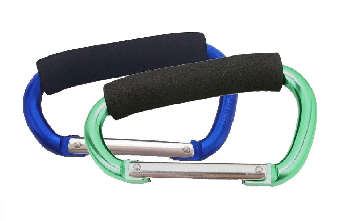 Large Stroller Hooks For Mommy, 2 Pcs Carabiner Stroller Hook Organizer For Hanging Purses, Diaper Bag, Shopping Bags. Clip Fits