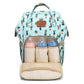 Large Capacity Baby Diaper Bag Backpack Waterproof Travel Nappy Diaper Bags Cute For Girls Boys (Potted Plants)