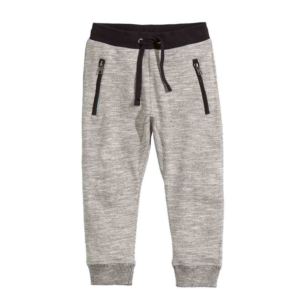 Modntoga Toddler Kids Boys Autumn And Winter Clothes Set Letter Print 2 Pieces Set Boys Cotton Clothing Set (Black+Gray, 5-6X)