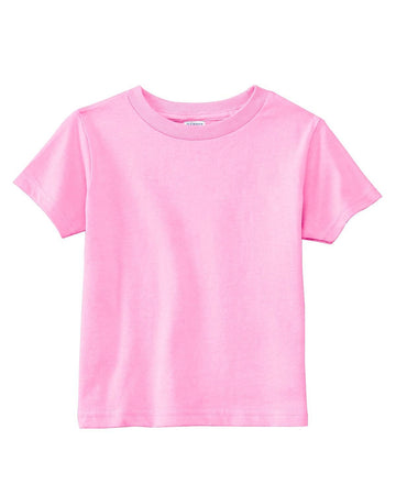 Rabbit Skins 5.5 Oz. Jersey Short-Sleeve T-Shirt (Rs3301) Pink, 3T