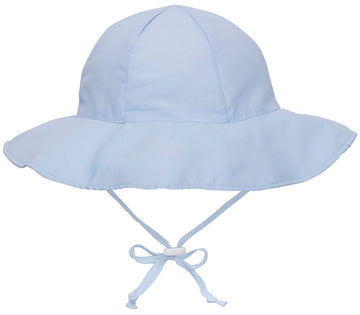 Simplikids Upf 50+ Uv Ray Sun Protection Wide Brim Baby Sun Hat,Light Blue,0-12 Months