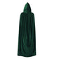 Durio Hooded Cloak Kids Hooded Cape Sarah Sanderson Kids For Halloween D Green X-Small