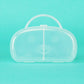 Accmor Pacifier Case, Pacifier Container Can Storage 2 Pacifiers, Baby Pacifier Holder Case For Travel, Bpa Free,Transparent