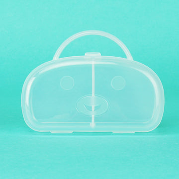 Accmor Pacifier Case, Pacifier Container Can Storage 2 Pacifiers, Baby Pacifier Holder Case For Travel, Bpa Free,Transparent