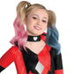 Party City Harley Quinn Halloween Costume For Girls, Dc Comics, Large, Includes Romper, Choker, Gloves And Leg Warmers