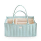 mushie Baby Diaper Caddy | Newborn Essentials Organizer for Diaper Changing Station (Roman Green)