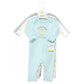Hudson Baby Unisex Baby Cotton Coveralls, Eggstra Cute, 0-3 Months