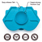 Nummy Bowl - Pure Silicone Bowl With Hidden Suction Cup For Babies And Toddlers | Bpa And Phthalate Free | Microwave And Dishwas