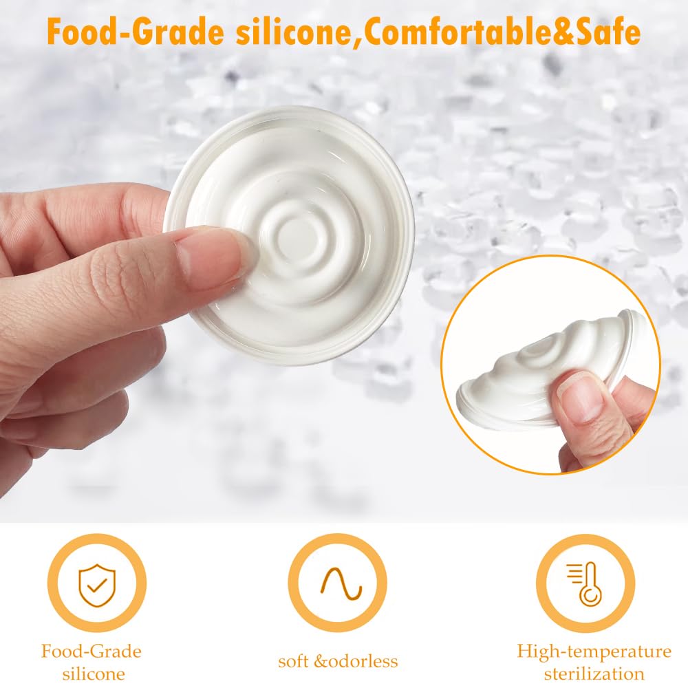 6Pcs Silicone Membrane Replacement Parts Compatible With Spectra S1 S2 9 Plus Breast Pumps,Replace Original Spectra Pump Parts