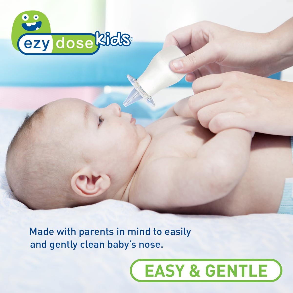 Ezy Dose Kids Nasal Aspirator With Soft Tip, Sinus Relief And Mucus Sucker For Baby And Toddler, Nose-Pals, Convenient And Easy