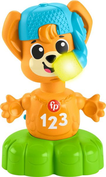 Fisher-Price Baby Learning Toy Link Squad Opposites Fox with Music & Lights for Ages 9+ Months, Compatible Only with Link Squad 
