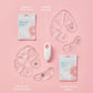 Frida Mom Breastfeeding Essentials Kit, Heat Pads, 2-In-1 Lactation Massager, Hydration Mask, 9Pc Set