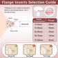 Flange Inserts 10Pcs 13/15/17/19/21Mm*2 Compatible With Momcozy S9/S9Pro/S10/S12/S12Pro/Spectra/Medela/Tsrete 24Mm Breast Pump S