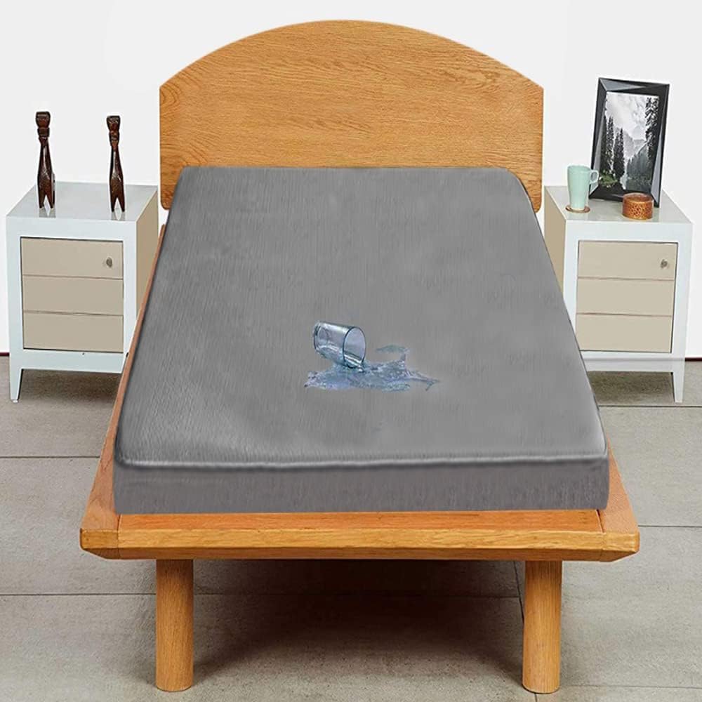 Trance Cotton Feel Terry Ultra Soft Waterproof Mattress Protector | Breathable  Hypoallergenic Bed Protector (72X24 Inch | 6X2 